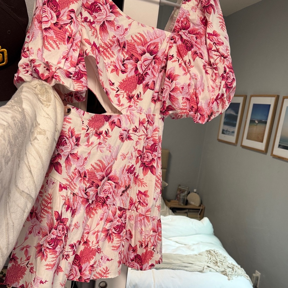 Hello Molly Pink Floral Dress